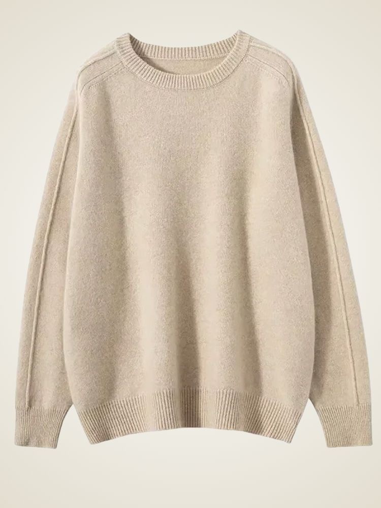 Chloe - Crewneck Cashmere Sweater | The Cashmere Studio