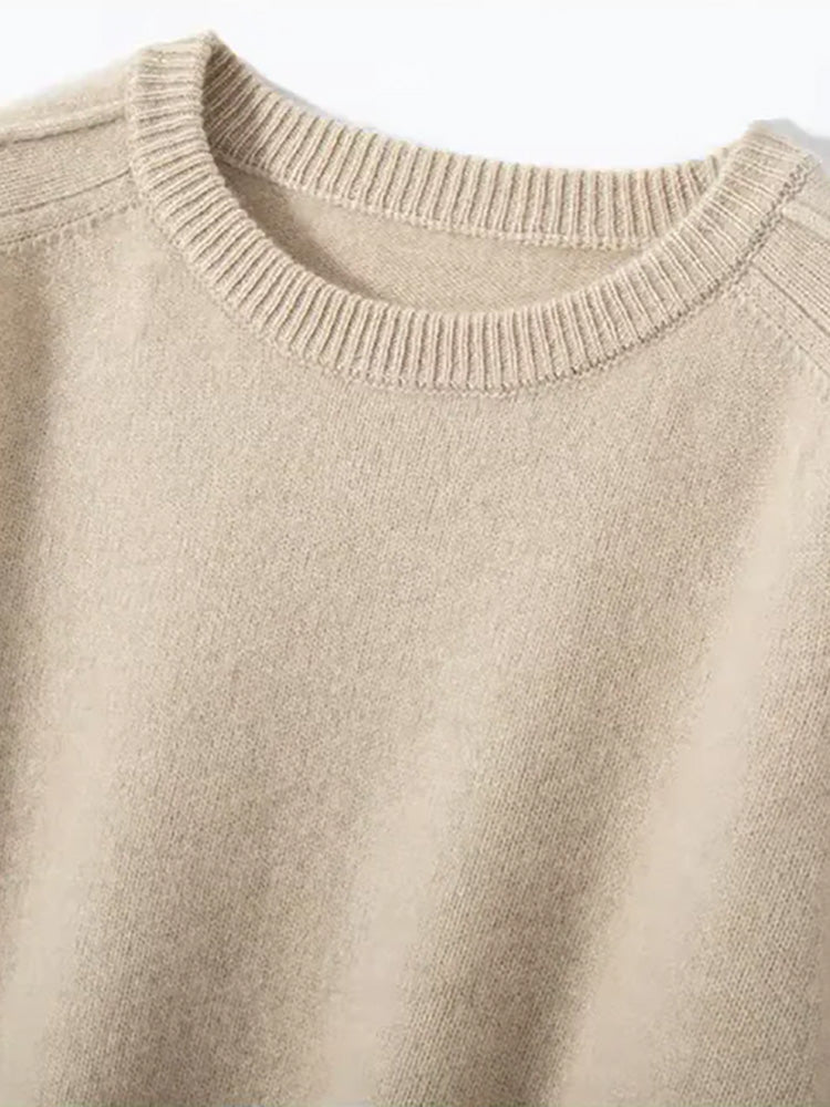 Chloe - Crewneck Cashmere Sweater | The Cashmere Studio