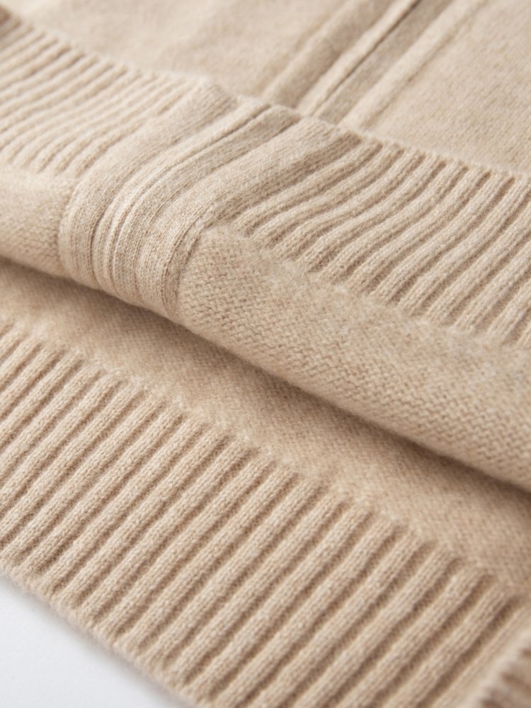 Yelindra - Cashmere Zip-up Hoodie Cardigan | The Cashmere Studio