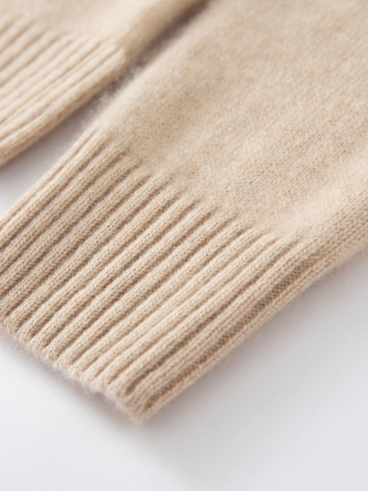 Yelindra - Cashmere Zip-up Hoodie Cardigan | The Cashmere Studio