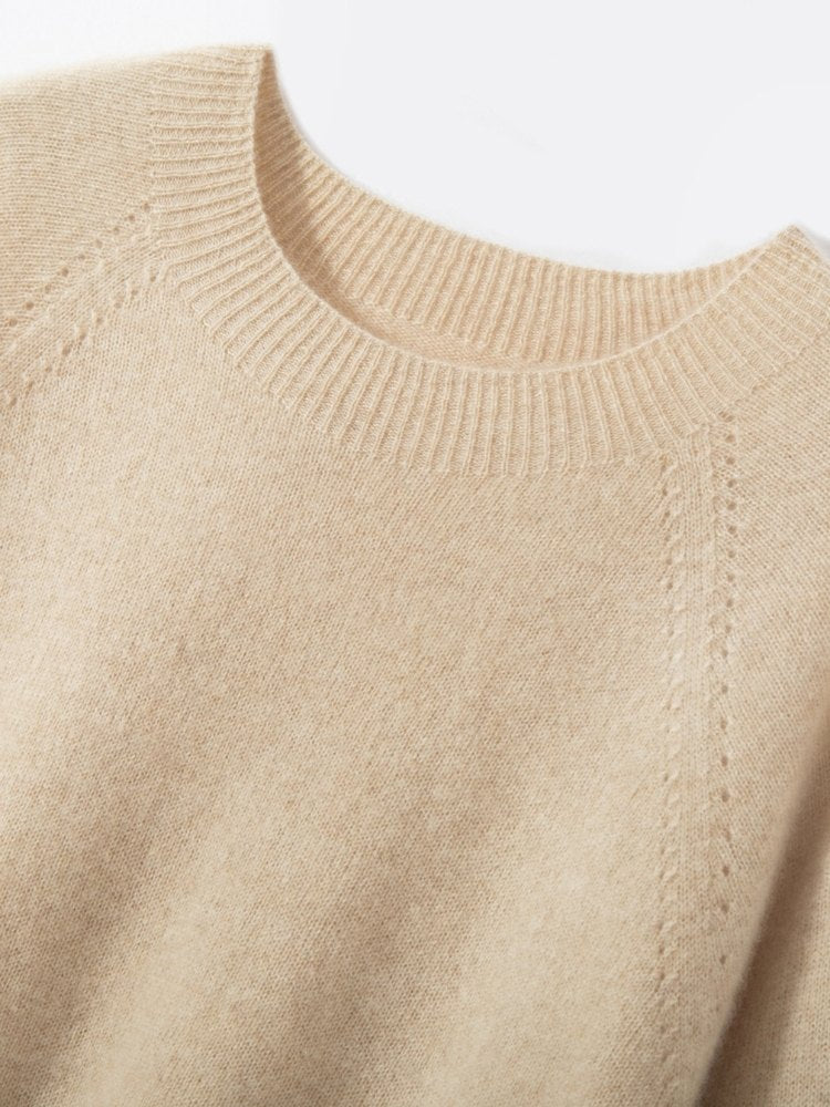 Cirelle - Crew Neck Cashmere Sweater | The Cashmere Studio
