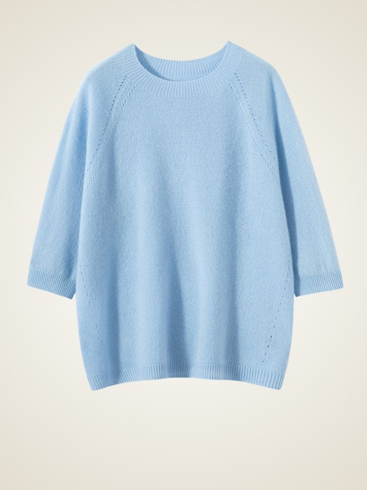 Cirelle - Crew Neck Cashmere Sweater | The Cashmere Studio