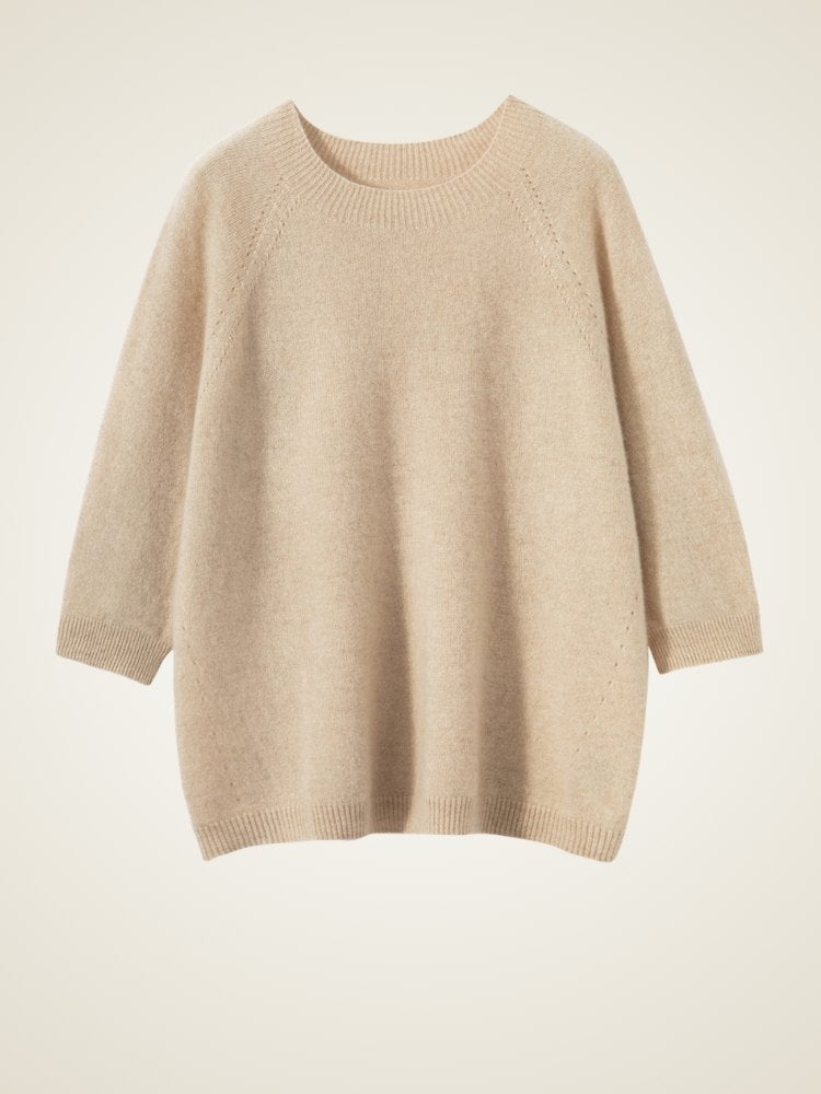 Cirelle - Crew Neck Cashmere Sweater | The Cashmere Studio