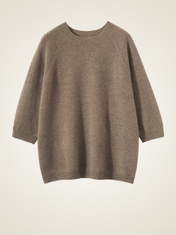 Cirelle - Crew Neck Cashmere Sweater | The Cashmere Studio