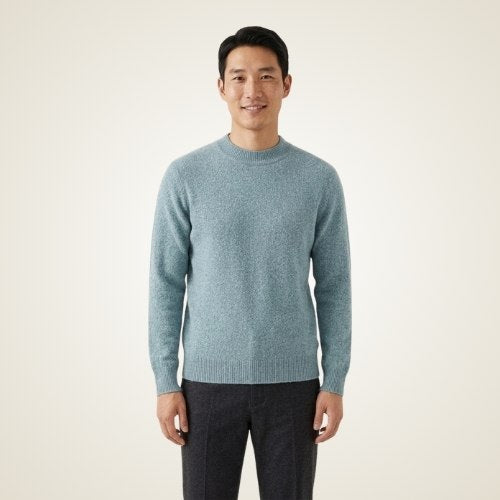 Forest - Cashmere Crewneck Sweater | The Cashmere Studio