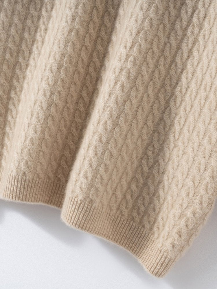 Eirisse - Cable-Knit Cashmere Sweater | The Cashmere Studio