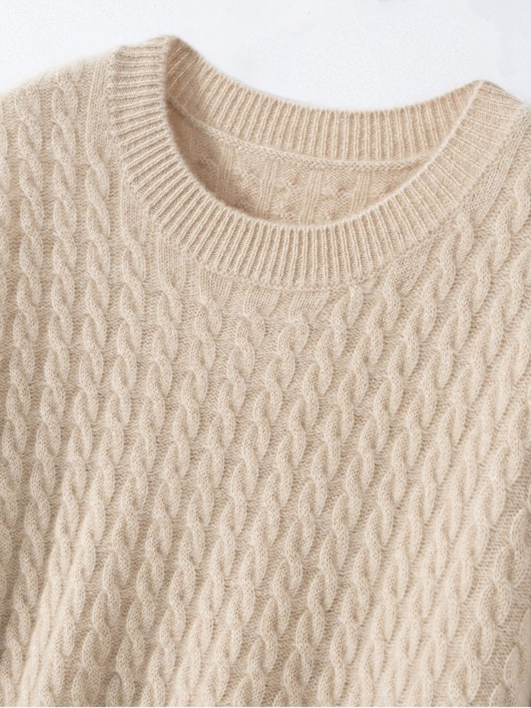 Eirisse - Cable-Knit Cashmere Sweater | The Cashmere Studio