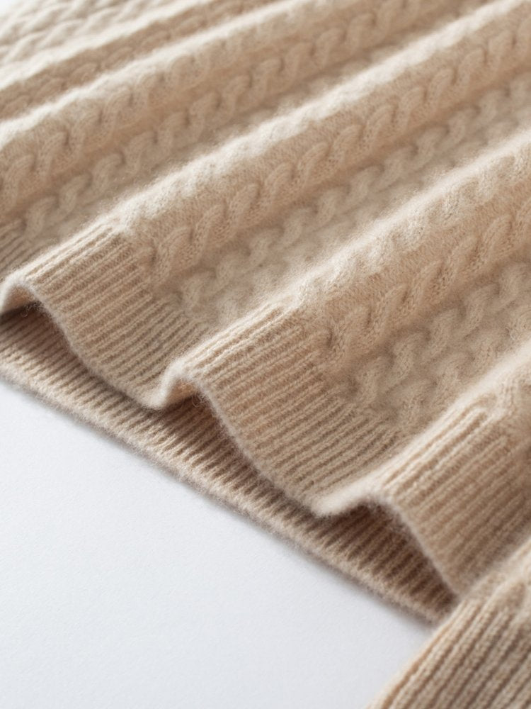 Eirisse - Cable-Knit Cashmere Sweater | The Cashmere Studio