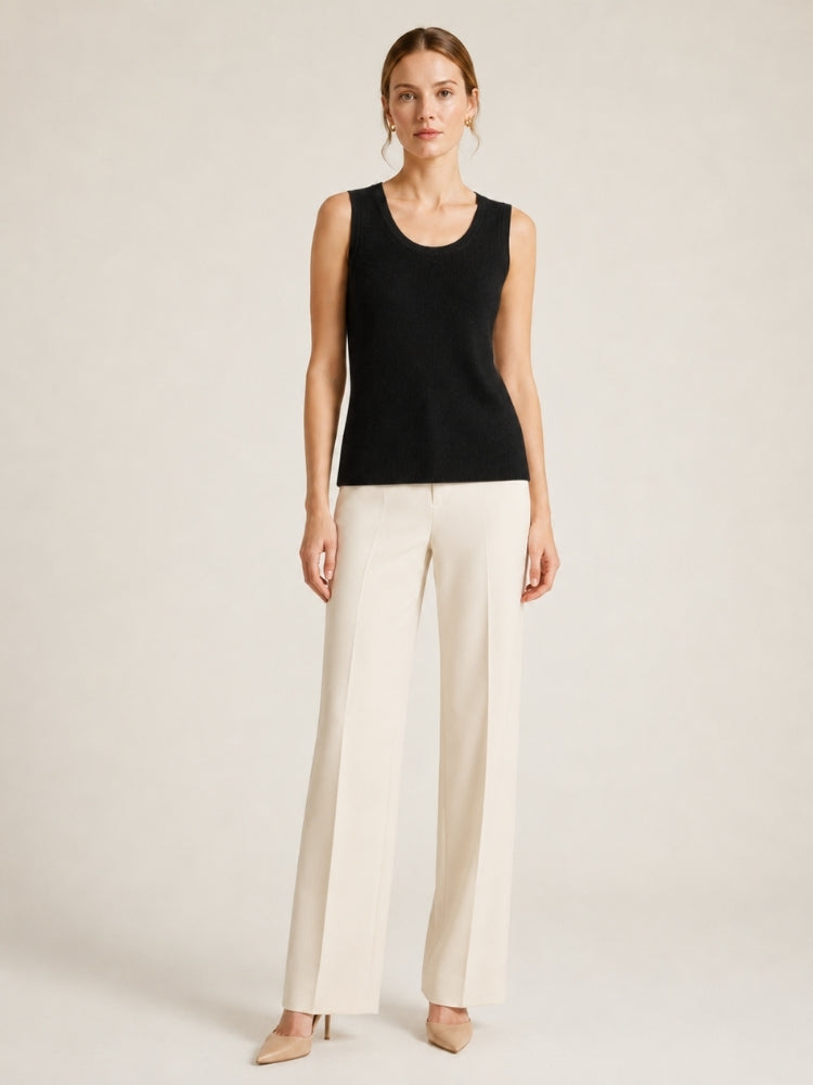 Elowra - Sleeveless Cashmere Tank | The Cashmere Studio