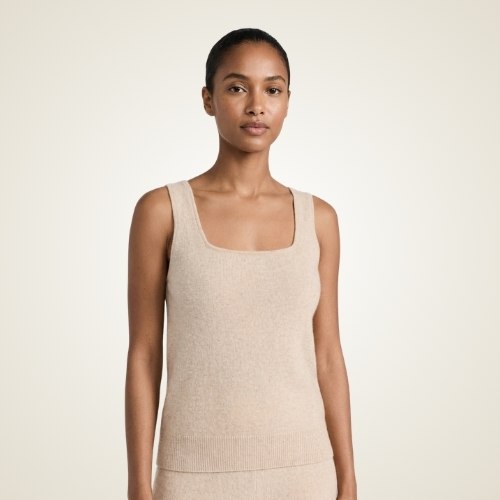 Elyssandra - Cashmere Tank Top | The Cashmere Studio