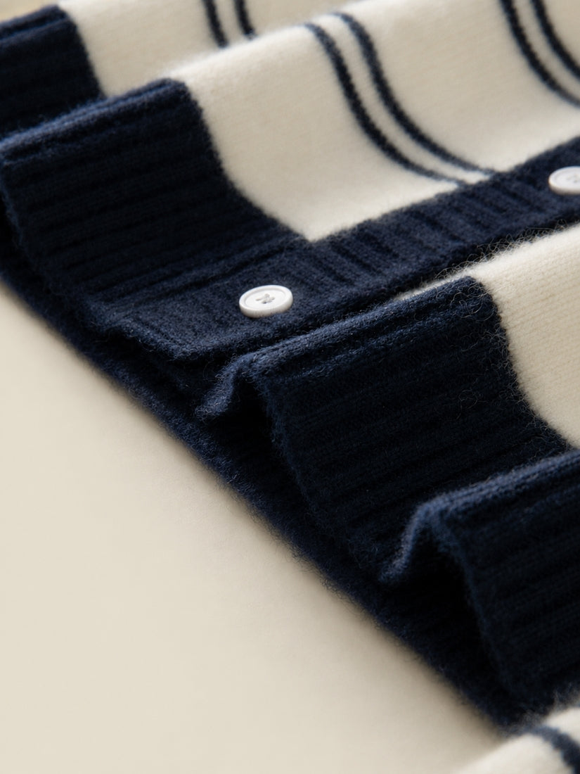 Elystra - Contrast Trim Detail | The Cashmere Studio