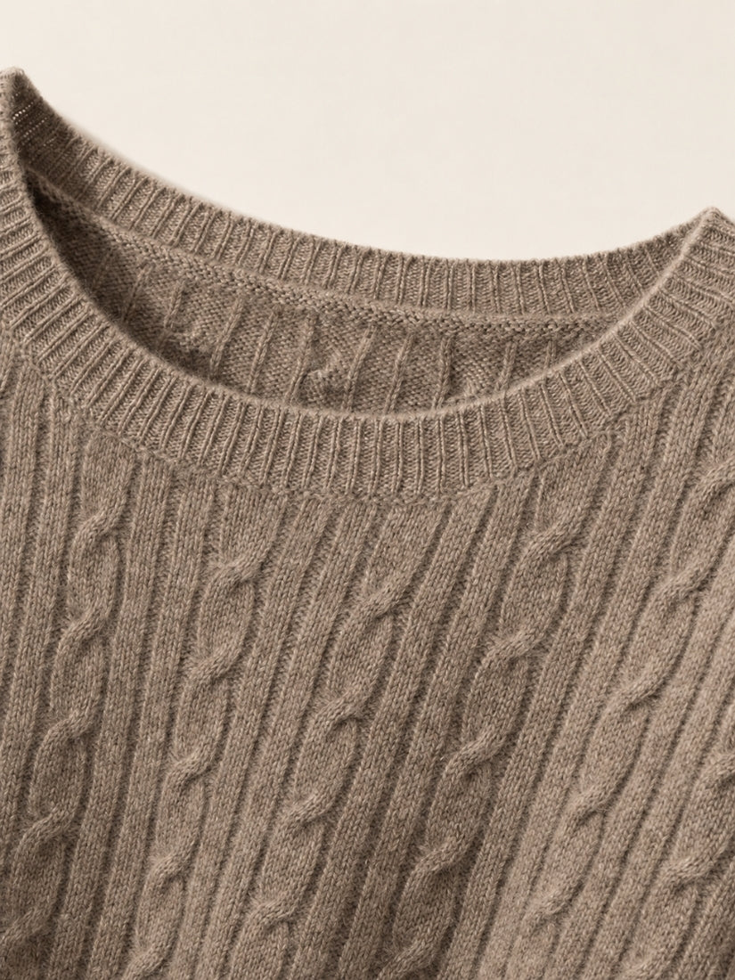 Emirelda - Round Neck Detail | The Cashmere Studio