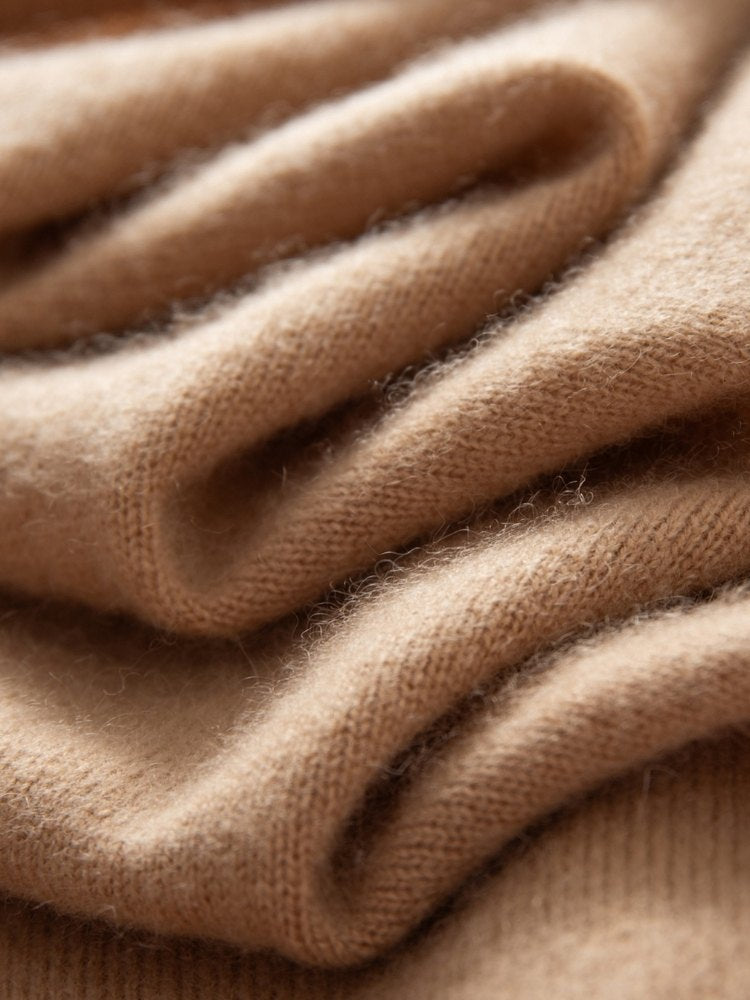 Evessa - Two-Tone Cashmere Cardigan | The Cashmere Studio