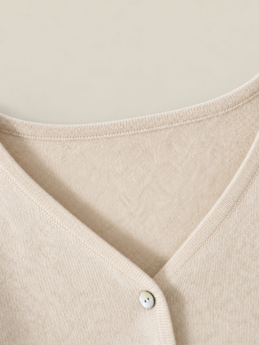 Faloria — Beige Cashmere Shoulder Wrap | The Cashmere Studio
