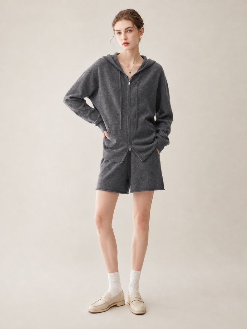 Hespera - Dark Gray Cashmere Set | The Cashmere Studio