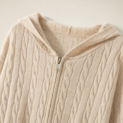 Iserelle - Beige Cashmere Set | The Cashmere Studio