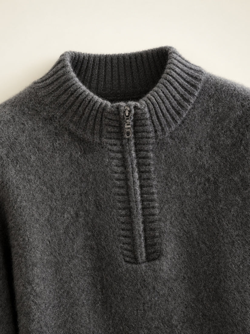 Kaian — Half-Zip Cashmere Sweater | The Cashmere Studio