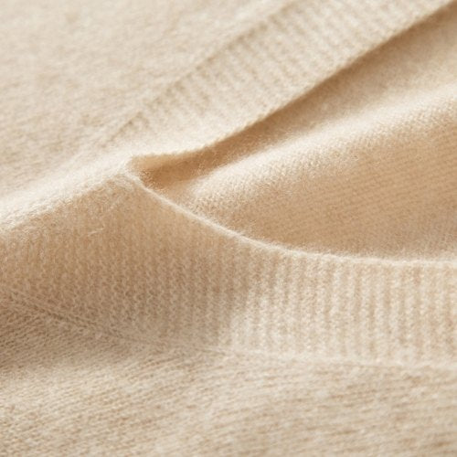 Kalinde - V-neck Cashmere Sweater | The Cashmere Studio