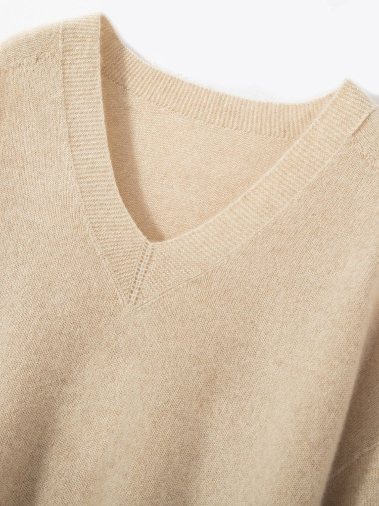 Kalinde - V-neck Cashmere Sweater