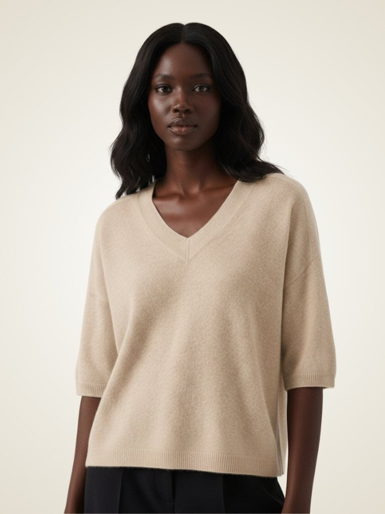 Kalinde - V-neck Cashmere Sweater
