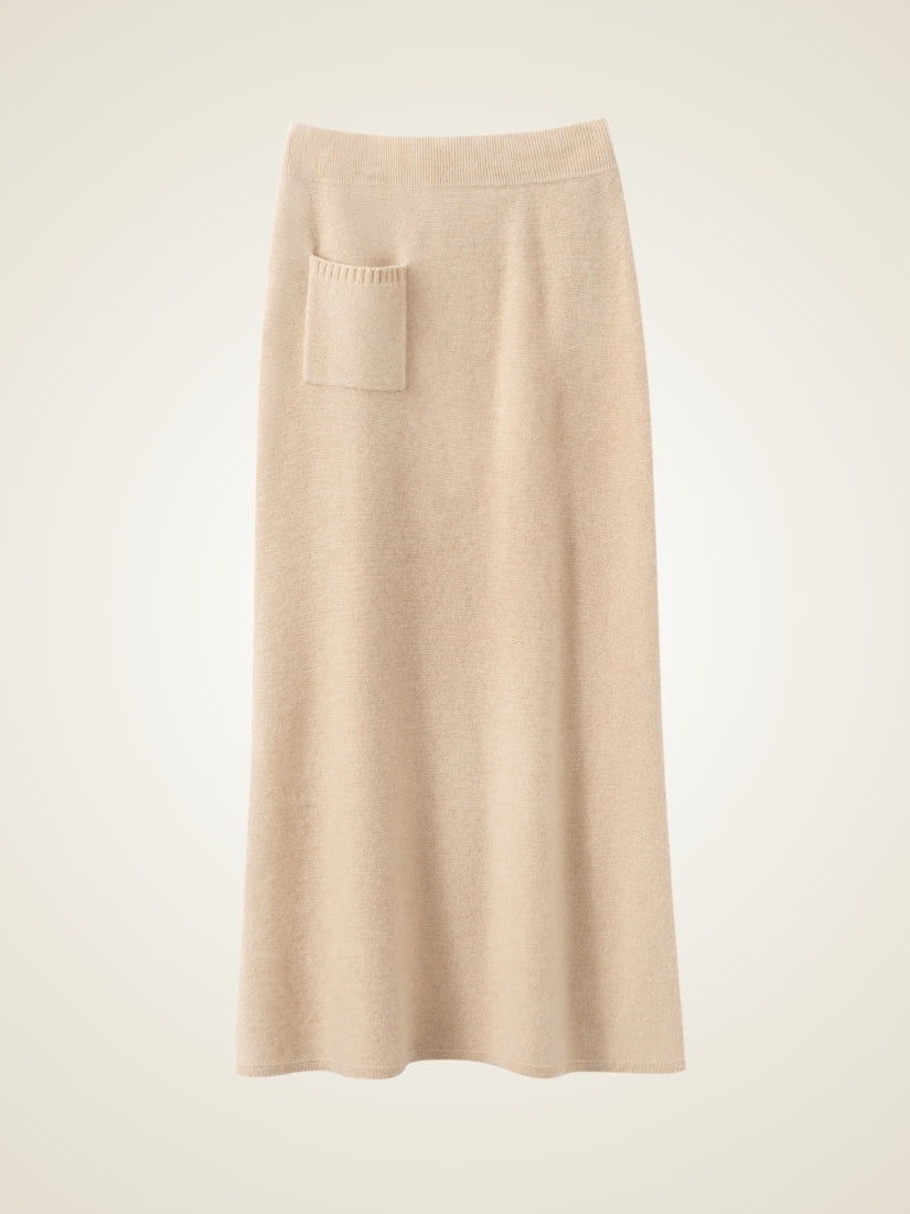 Keiralen — Beige Cashmere Cardigan | The Cashmere Studio