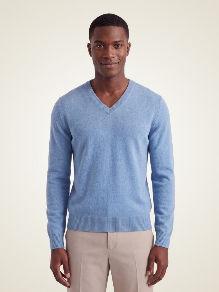 Dean - V-Neck Cashmere Sweater | The Cashmere Studio