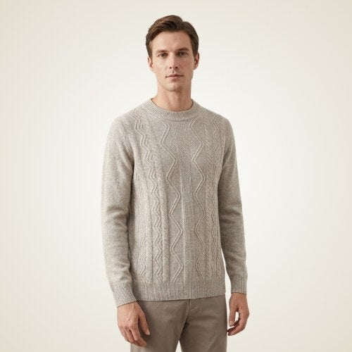 Hendrix - Textured Cashmere Sweater | The Cashmere Studio