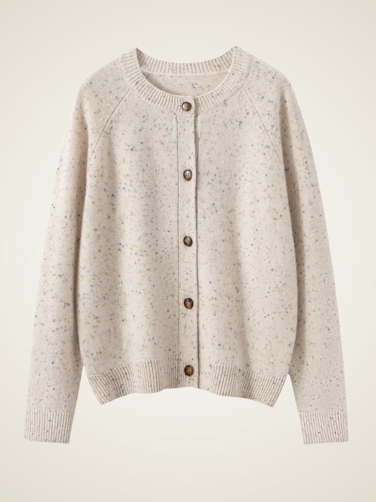 Seralisse - Speckled Cashmere Cardigan | The Cashmere Studio