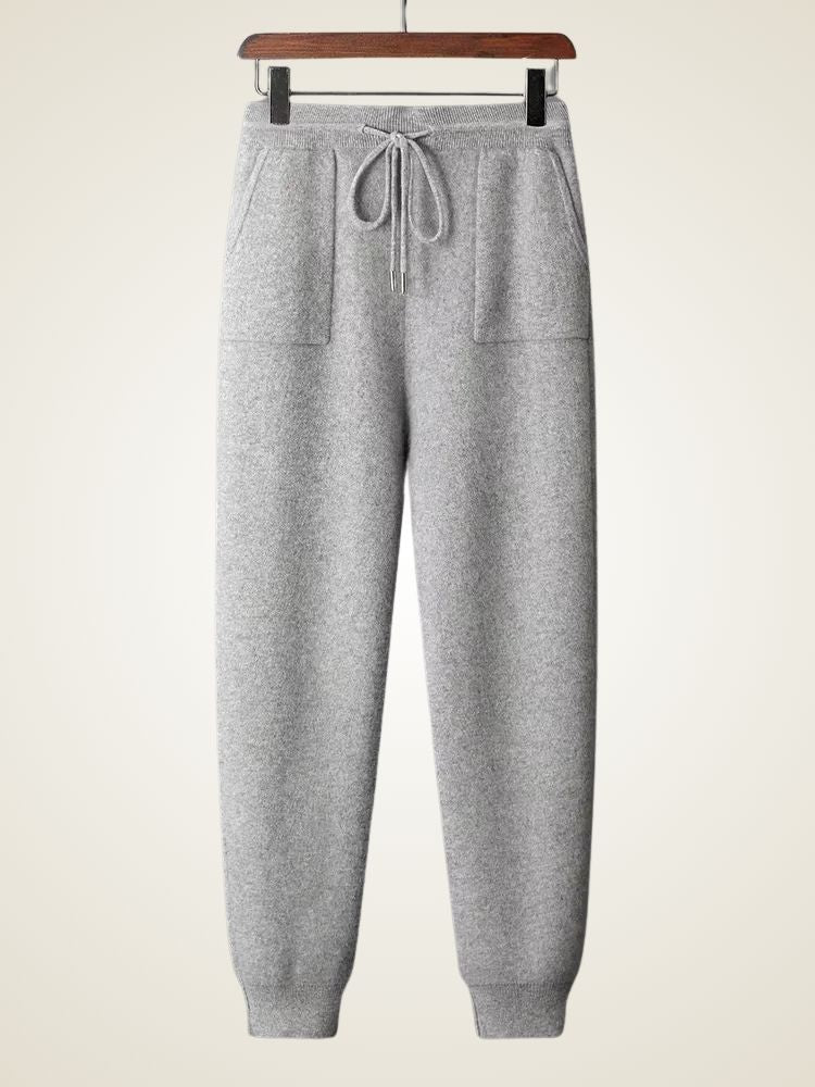 Elliot - Light Gray Men's Cashmere Hoodie and Jogger Set | The Cashmere Studio