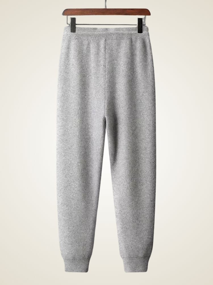 Elliot - Light Gray Men's Cashmere Hoodie and Jogger Set | The Cashmere Studio