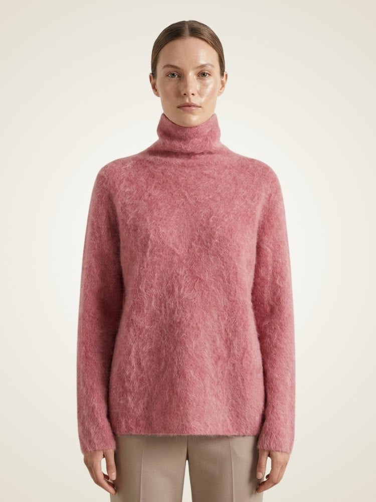 Lenora - Brushed Cashmere Sweater | The Cashmere Studio