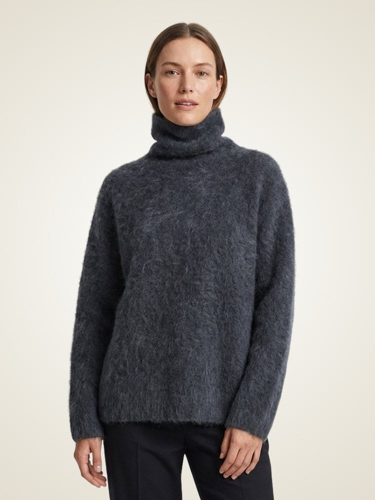 Lenora - Brushed Cashmere Sweater | The Cashmere Studio Lenora - Brushed Cashmere Sweater | The Cashmere Studio