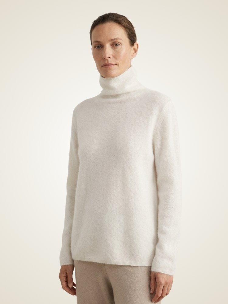 Lenora - Brushed Cashmere Sweater | The Cashmere Studio