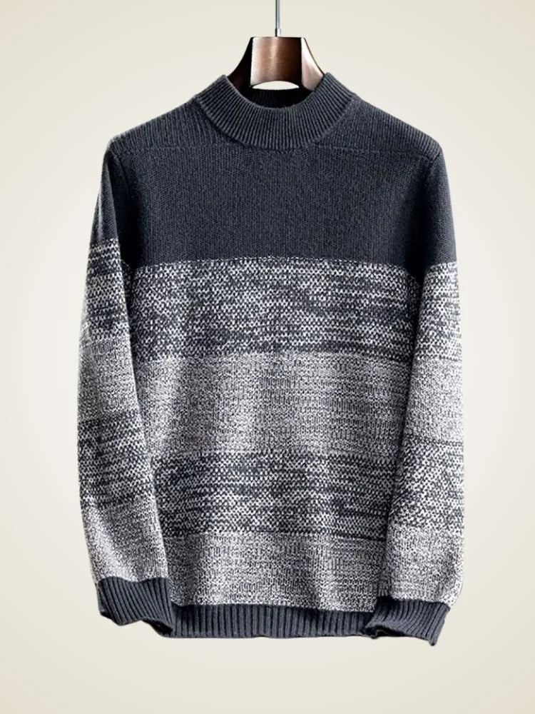 Oliver - Gray Crewneck Cashmere Sweater | The Cashmere Studio