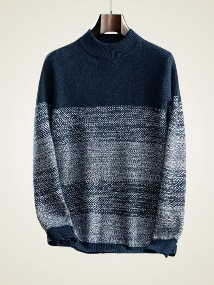 Oliver - Navy Crewneck Cashmere Sweater | The Cashmere Studio