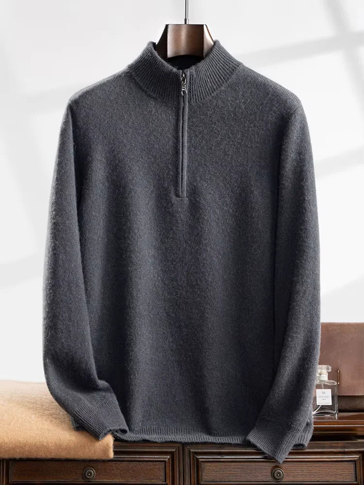 Benjamin - Half Zip Cashmere Sweater