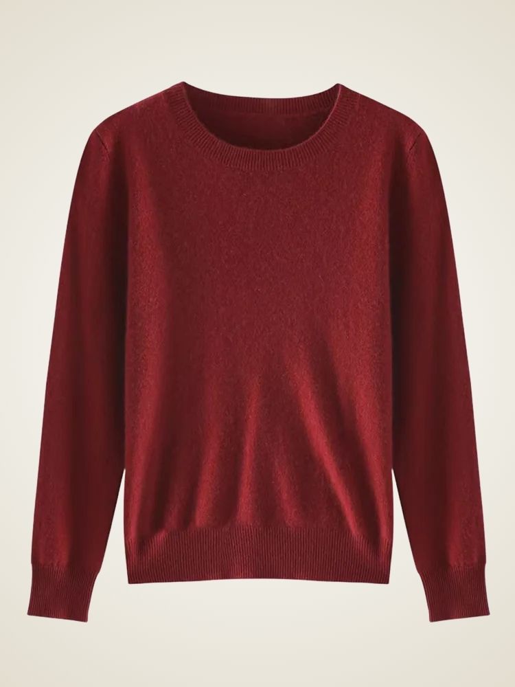 Mia - Crewneck Cashmere Sweater | The Cashmere Studio