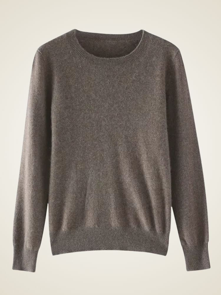 Mia - Crewneck Cashmere Sweater | The Cashmere Studio