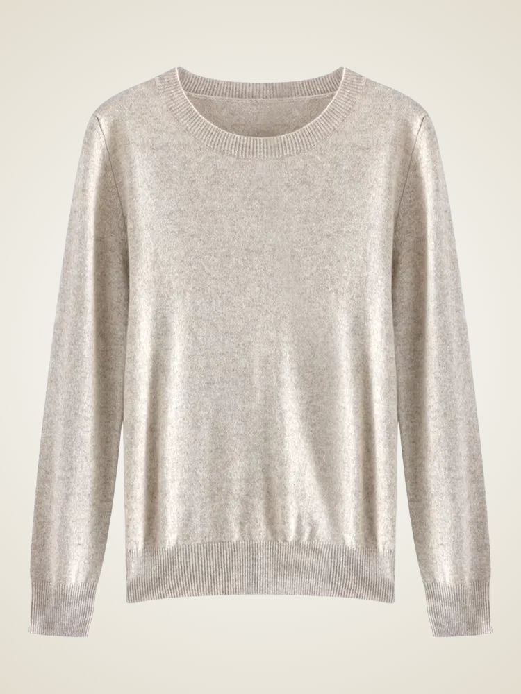 Mia - Crewneck Cashmere Sweater | The Cashmere Studio