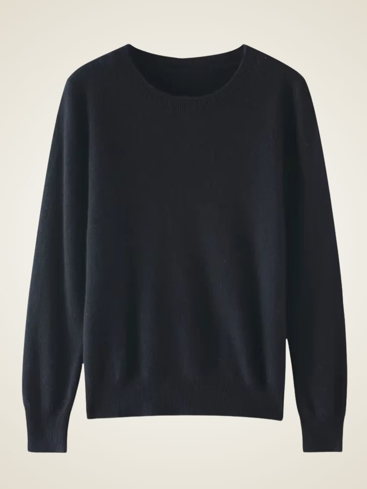 Mia - Crewneck Cashmere Sweater | The Cashmere Studio