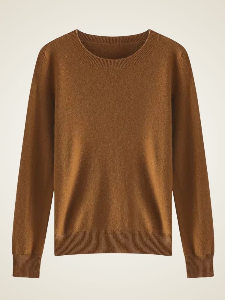 Mia - Crewneck Cashmere Sweater | The Cashmere Studio