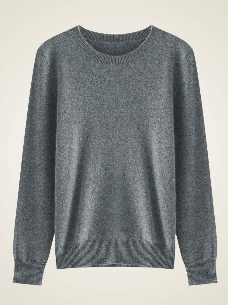 Mia - Crewneck Cashmere Sweater | The Cashmere Studio