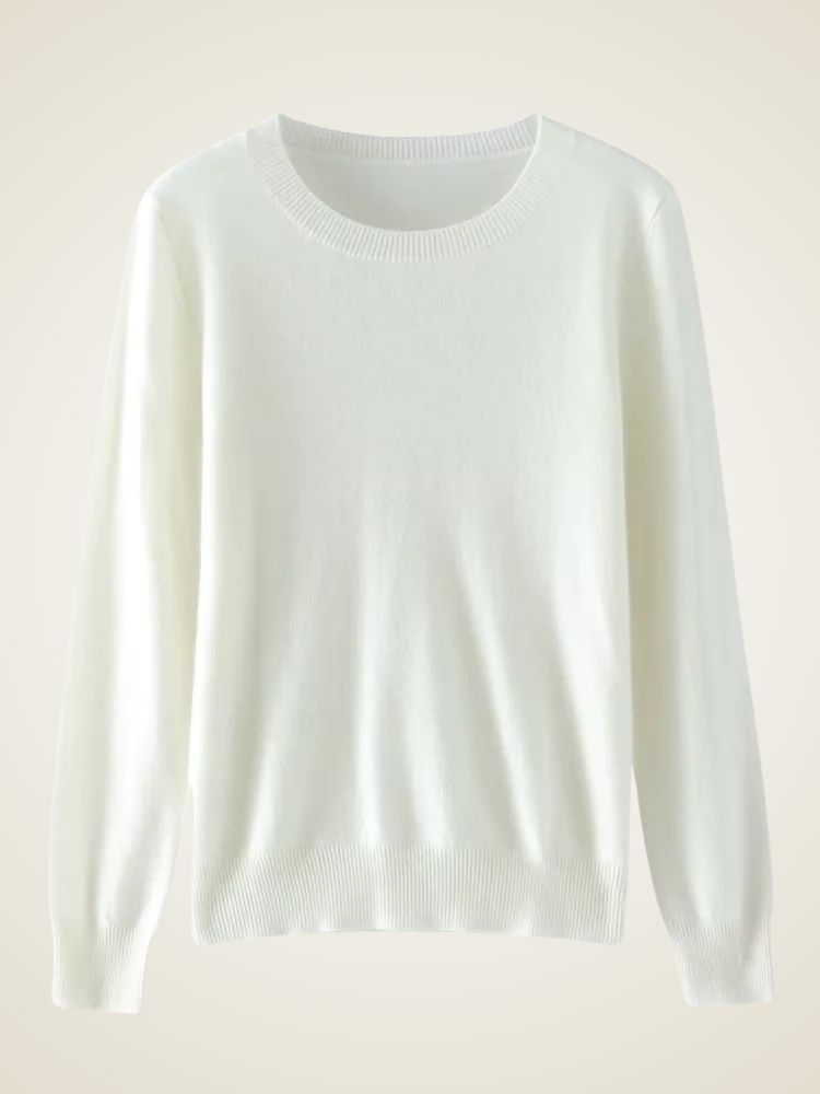 Mia - Crewneck Cashmere Sweater | The Cashmere Studio