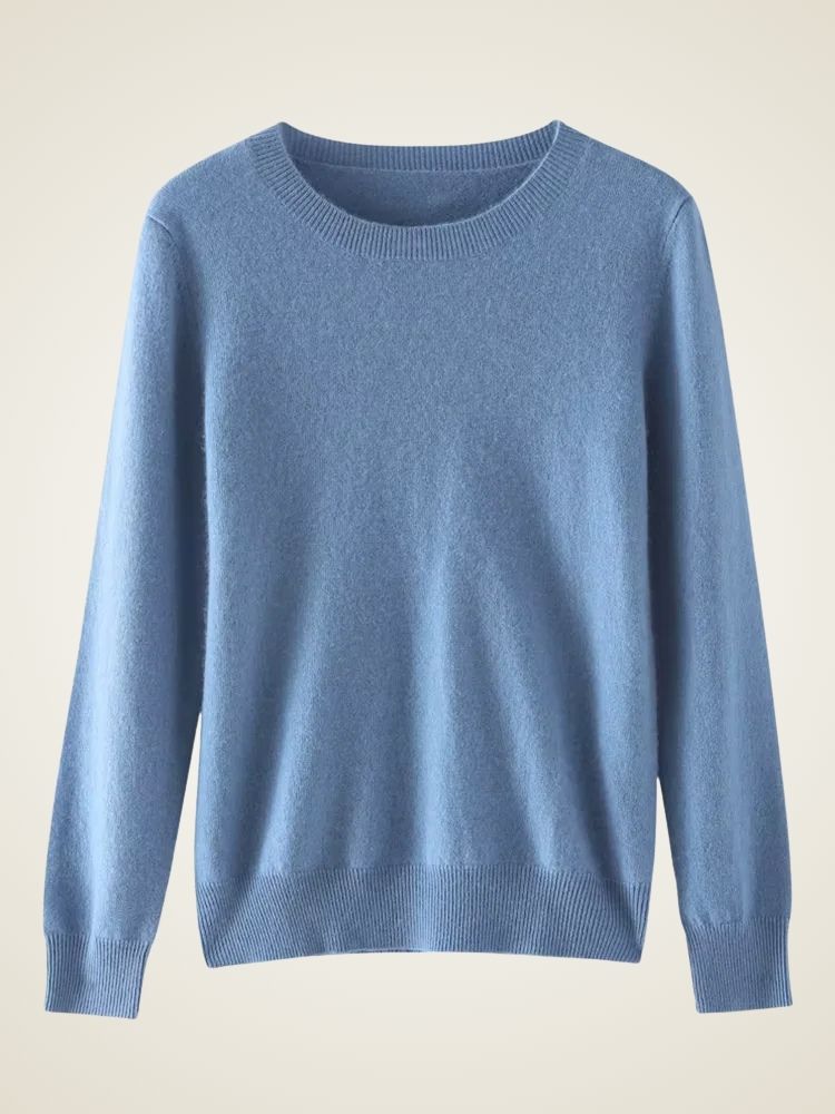 Mia - Crewneck Cashmere Sweater | The Cashmere Studio