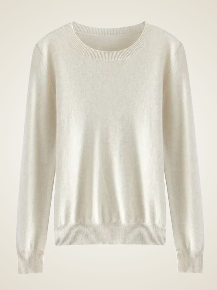 Mia - Crewneck Cashmere Sweater | The Cashmere Studio