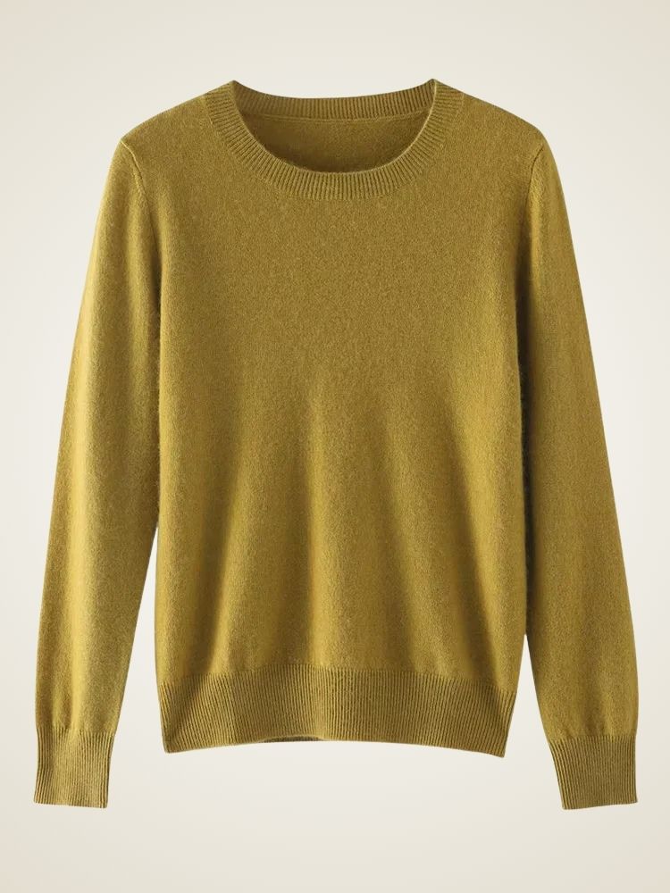 Mia - Crewneck Cashmere Sweater | The Cashmere Studio