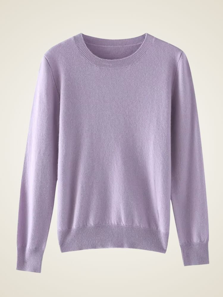 Mia - Crewneck Cashmere Sweater | The Cashmere Studio