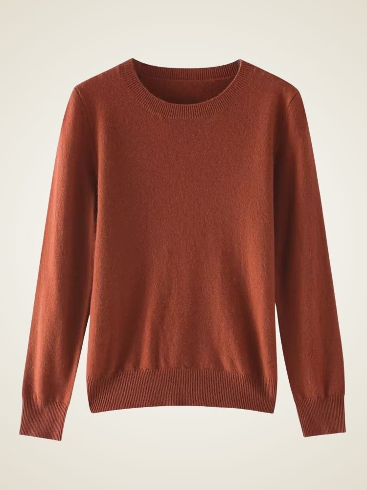 Mia - Crewneck Cashmere Sweater | The Cashmere Studio