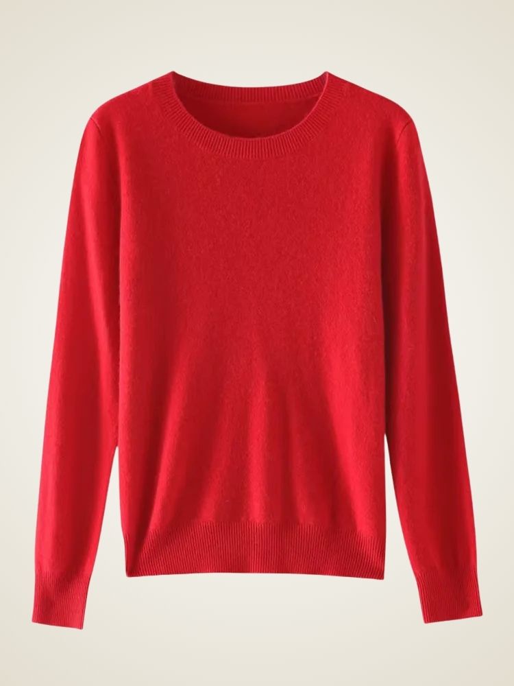 Mia - Crewneck Cashmere Sweater | The Cashmere Studio