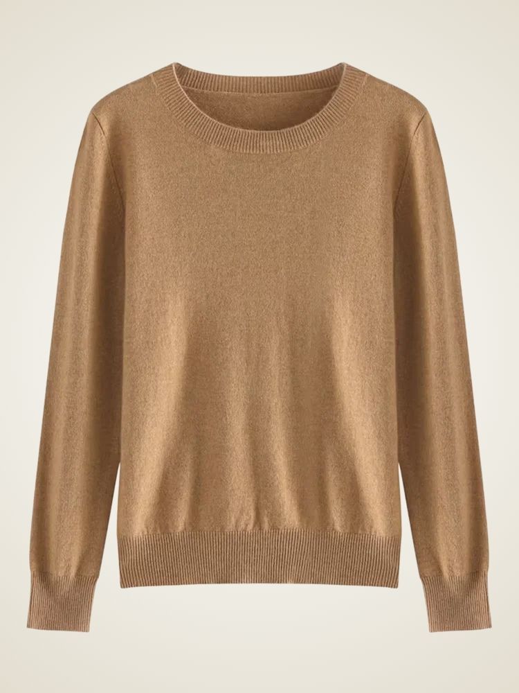 Mia - Crewneck Cashmere Sweater | The Cashmere Studio